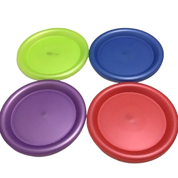 Vintage Packerware Plastic Service for 4 Dinner Plates bowls mugs utensils 28pc - Picture 3 of 7